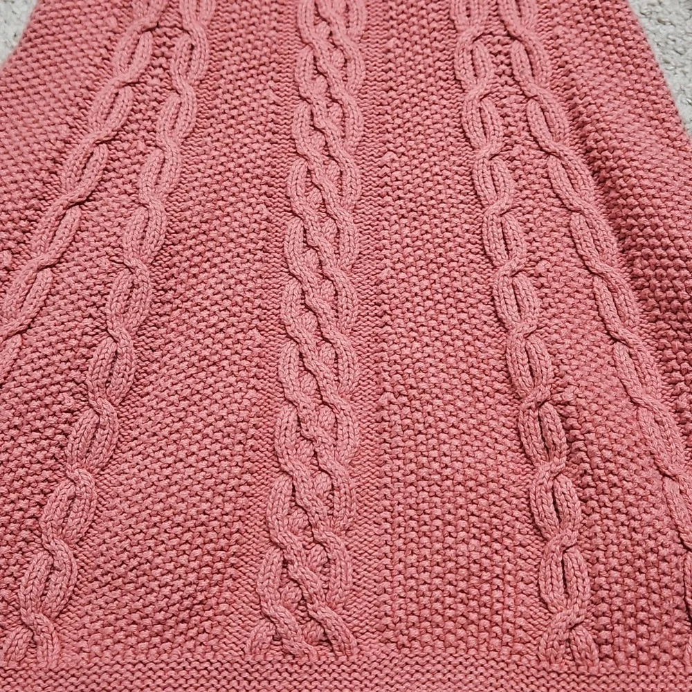 Tommy Bahama Toddler Girls Rose Pink Cable Knit Sweater Dress Size 3T